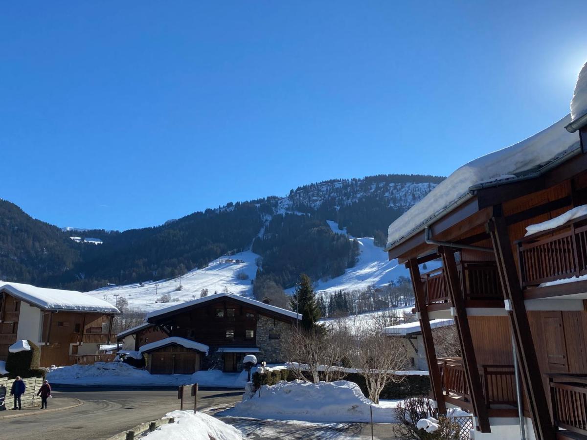 Chaleureux Appartement Renove Ambiance Chalet Praz-sur-Arly Exterior foto